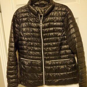 BCBGeneration Ultra Light Weight Black Puffer Jacket Size Women's Large